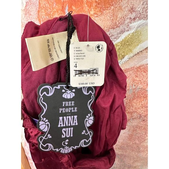 Free People x Anna Sui Rose Garden Pants $300 - Picture 7 of 7